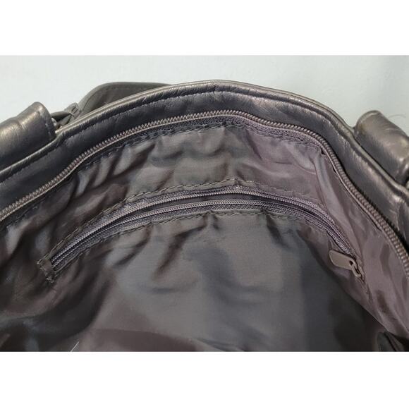 The Wonderful World of Disney Eeyore Shoulder Bag Gray Metallic Large Tote Bag - Picture 5 of 8